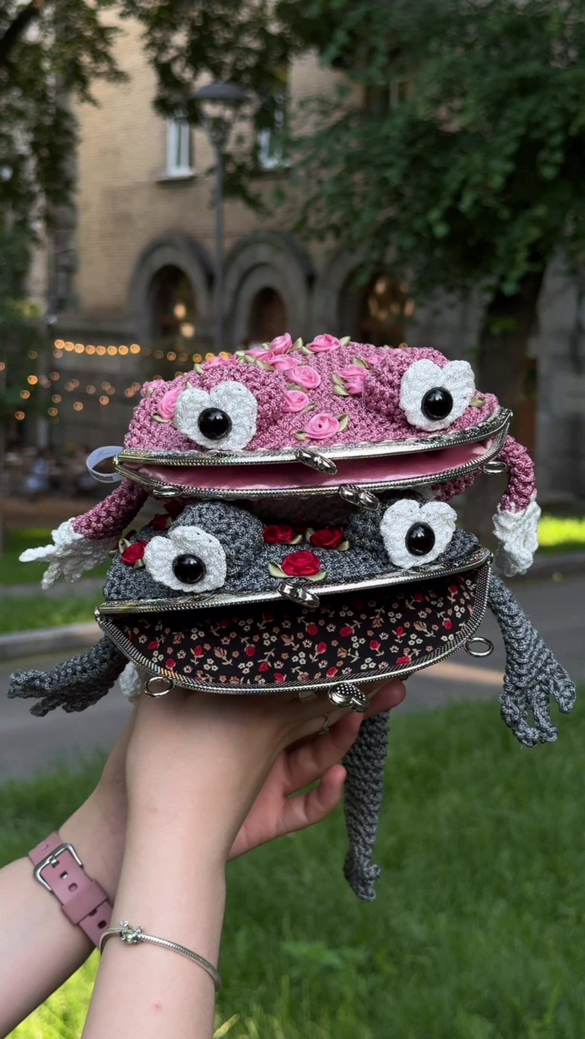 Rose Frog Bag