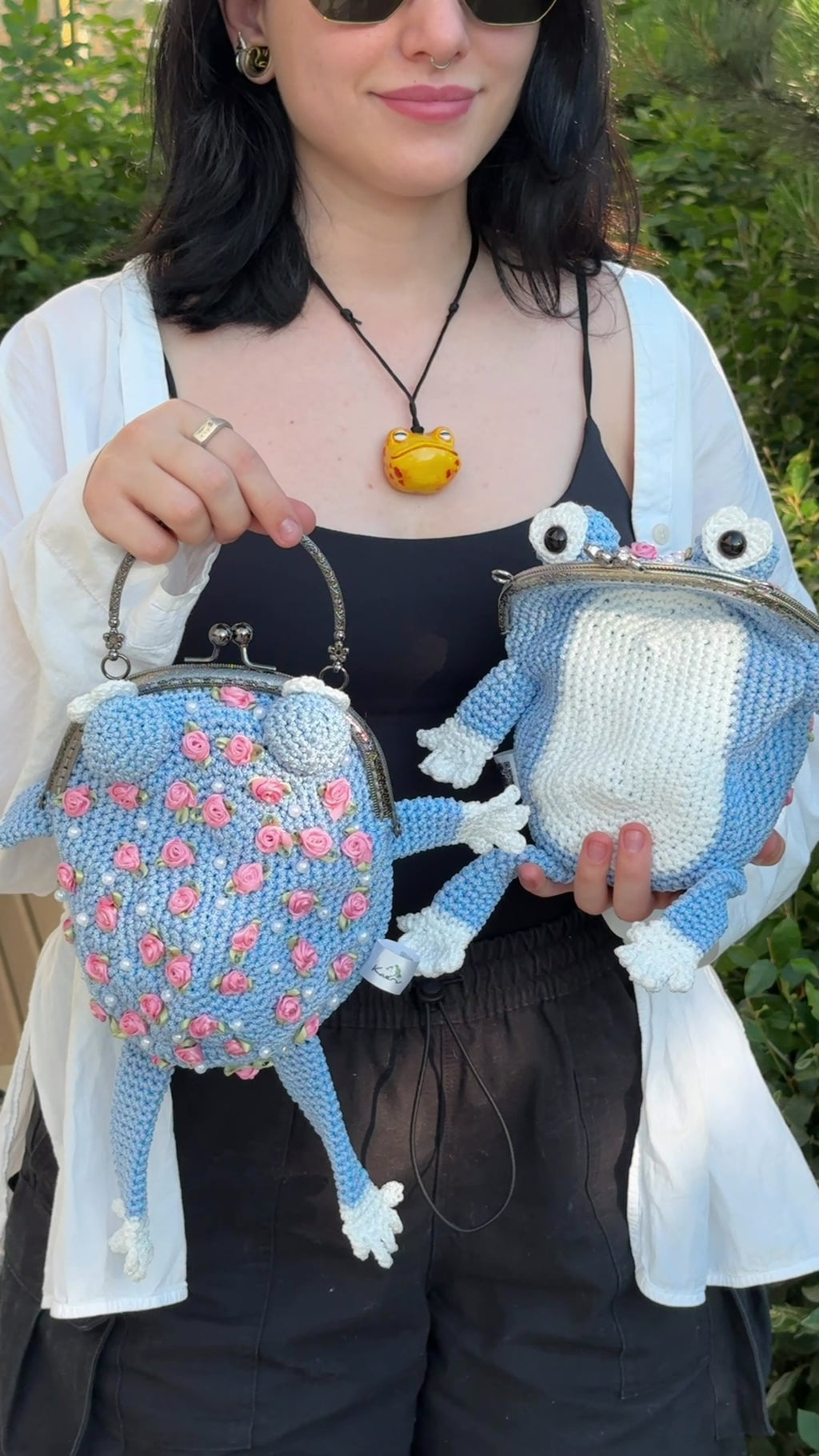Rose Frog Bag
